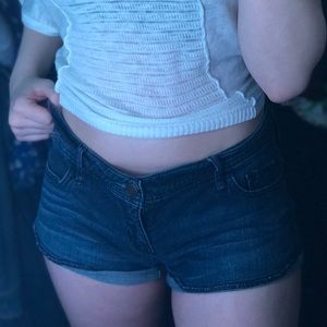 hollister low rise shorts